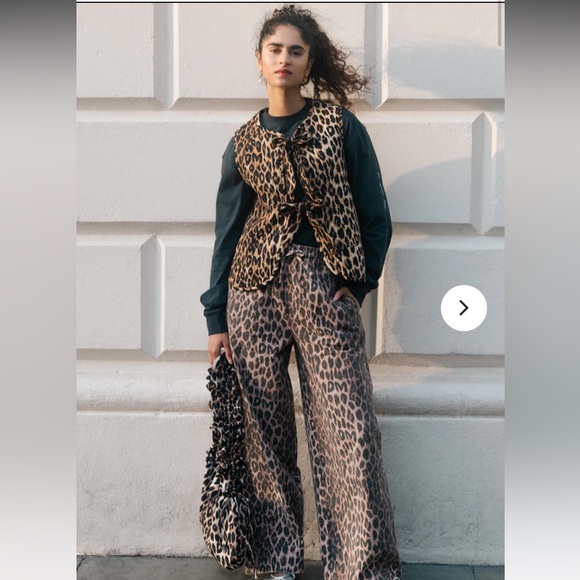 NWT Damson Madder Leopard Rafe Pants in size US10 - Picture 2 of 5